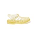 Kids Jelly Shoes - Gold Glitter