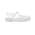 Womens Jelly Shoes - Silver Glitter