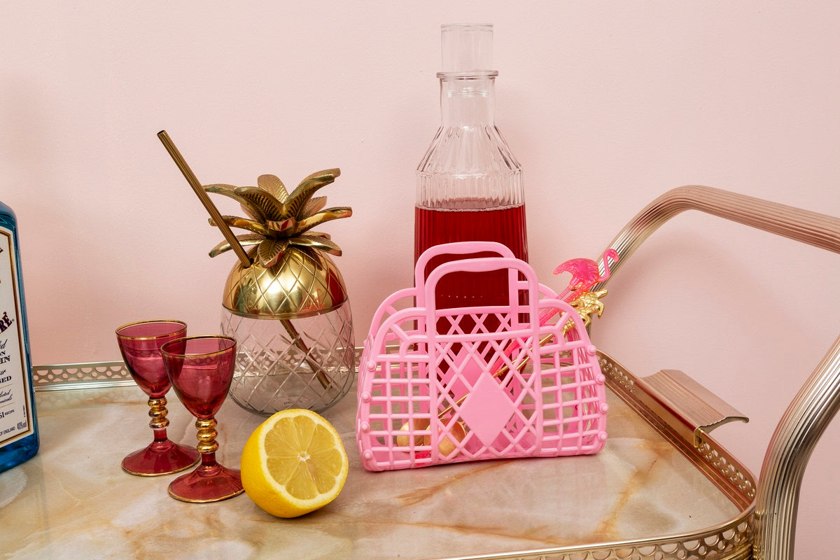 Retro Basket - Primrose Yellow - Mini