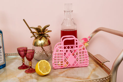 Retro Basket - Primrose Yellow - Mini