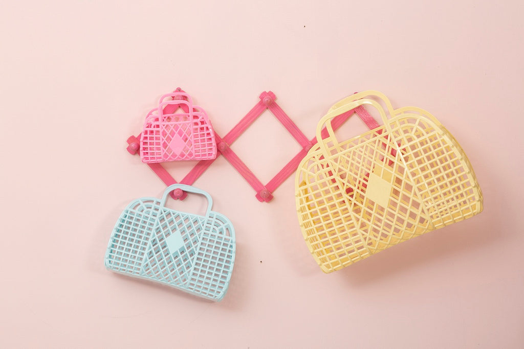 Retro Basket - Cornflower Blue - Mini