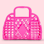 Retro Basket - Berry Pink - Mini