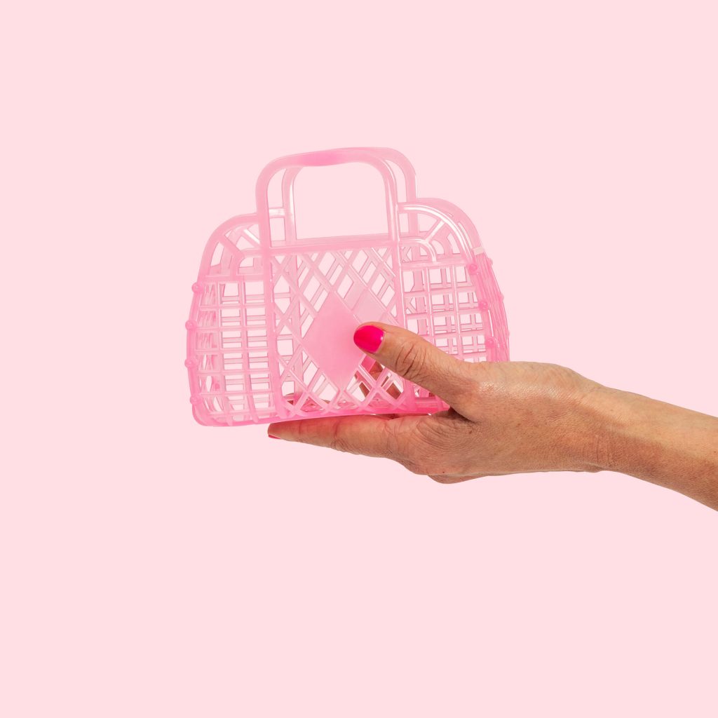 Retro Basket - Bubblegum Pink - Mini