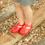 Kids Jelly Shoes - Red