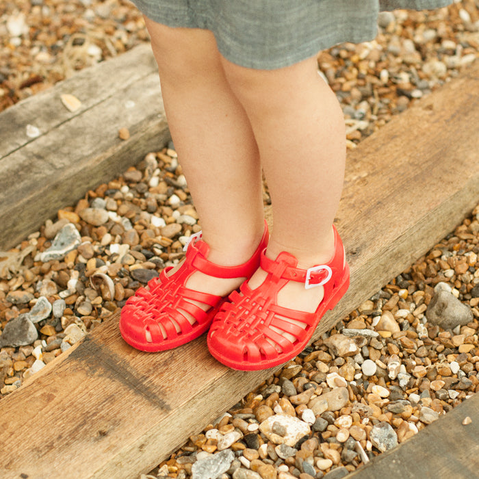 Kids Jelly Shoes - Red