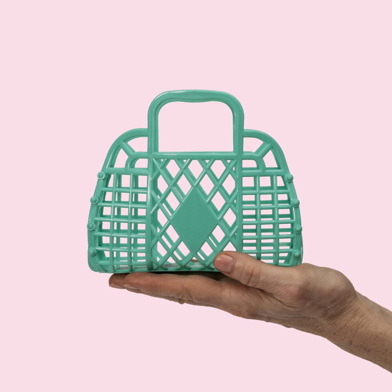 Retro Basket - Jelly Mint - Mini