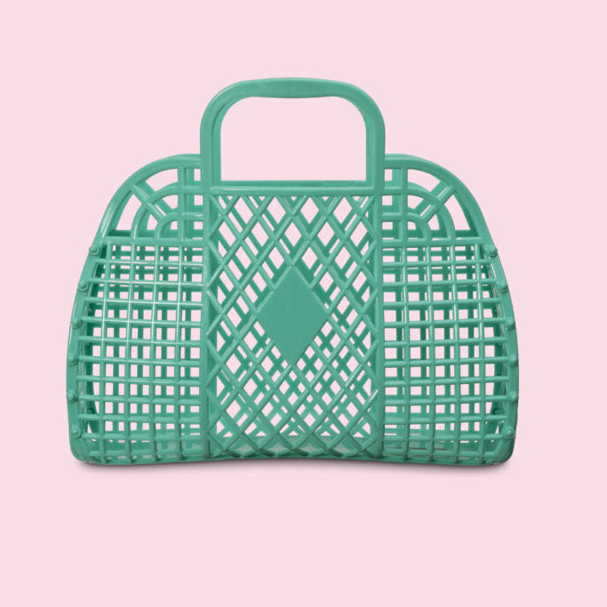 Retro Basket - Jelly Mint - Small