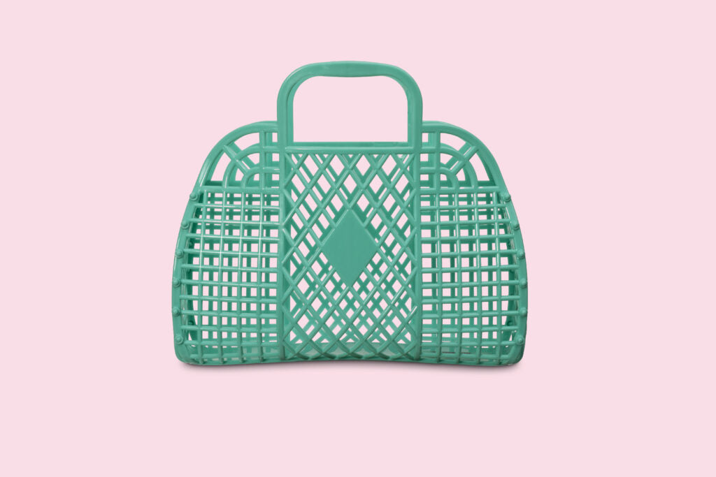 Retro Basket - Jelly Mint - Small