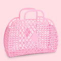 Retro Basket - Bubblegum Pink - Large