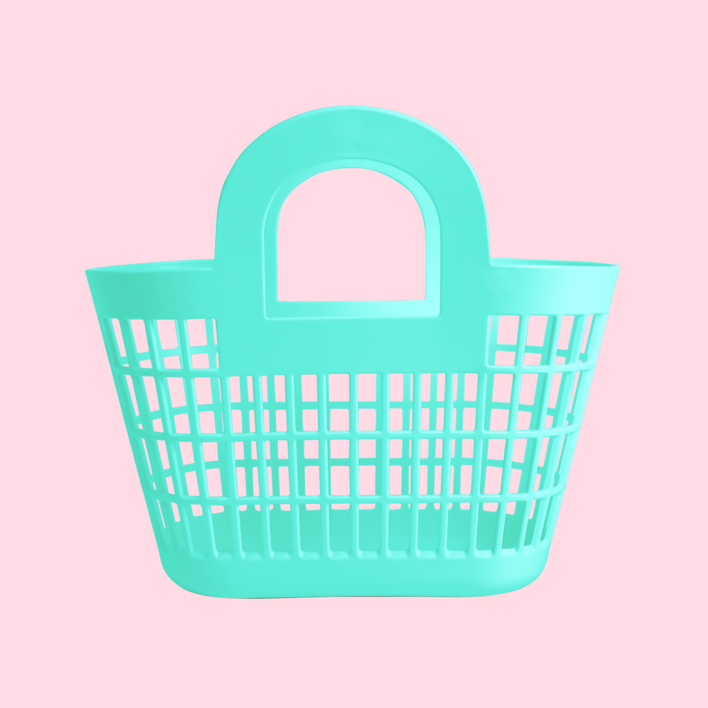 Rosie Basket - Seafoam