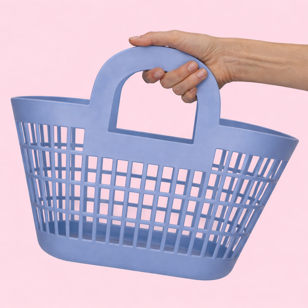 Rosie Basket - Cornflower Blue