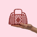 Retro Basket - Blush Pink - Mini